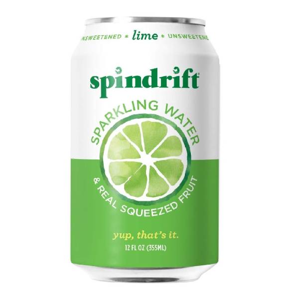 Spindrift Sparkling Water, Lime Flavored